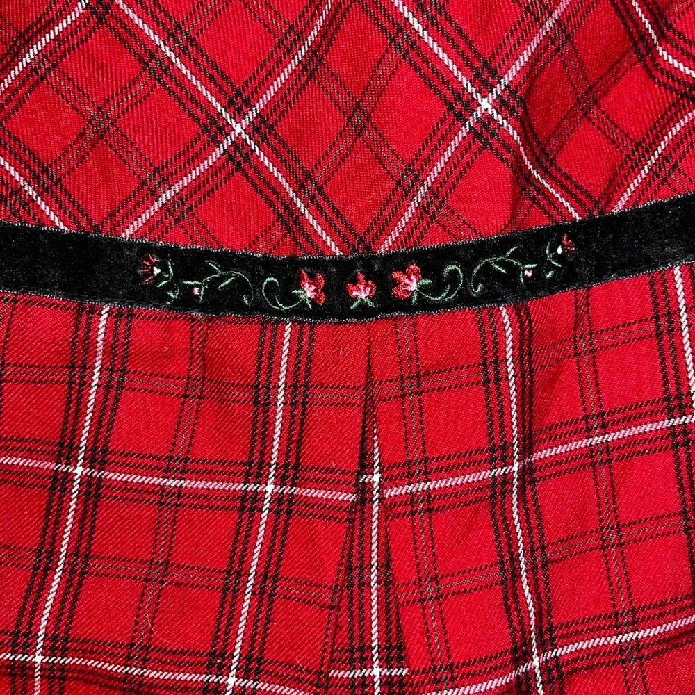 Vintage OshKosh Girls‎ Christmas Red Plaid Dress